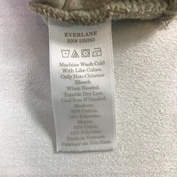 Everlane Woman's Classic Hooded Sweatshirt Size Medium - Picture 7 of 12